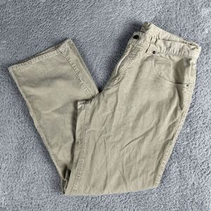 Patagonia Men's M's Cord Pants Regular 36 Cream 100% Organic Cotton Corduory